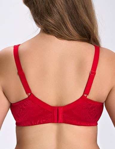 Image of Wingslove Women's Full Coverage Non Padded Comfort Minimizer Wire-Free Bra Plus Size