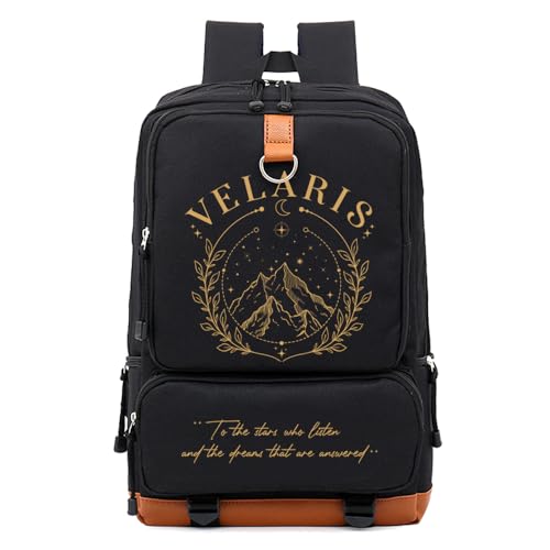 DIOMMELL Velaris Backpack Canvas Capacity City of Starlight Acotar Backpack Laptop Backpack Travel Backpack