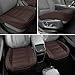 BOPUOVRE Car Seat Cover for Luxury & Comfort - PU Leather, Anti-Slip, Full Wrap Protection with Storage Pocket for Bottom Cushion - Universal Fit for 95% of Vehicles (Coffee Color,2 Piece)