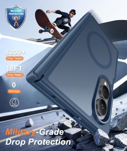 Image of FNTCASE for Galaxy Z Fold 8 Case: Compatible with MagSafe Hinge Protection