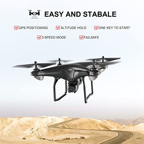 Cheerwing U88S Gps Drone With 4K Camera For Adults, 5G Wifi Fpv Drone With Auto Return, Follow Me, Waypoint Fly, Voice Control #TOP4