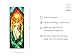 TwoDays Fantasy Stained Glass Art Transparent PVC Bookmarks, Dark Romance Merch for Readers, Romantasy Inspired Bookish Gifts for Book Lovers Booktok, Book Accessories (Set of 3, 6'' x 2'')