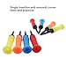 Kangnice Golfs Tees Castles Type Golfs Castles Tees Low Resistance More Distance Consistent Height Tees for Golfs Driver Training