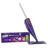 Swiffer WetJet Bodenwischer All-in-1 Starterset (Bodenstarter + 5 Wischtücher + Bodenreiniger), Wischer Set, Nasswischer, Wischer zur Reinigung von Hartholz und fast jeden Boden