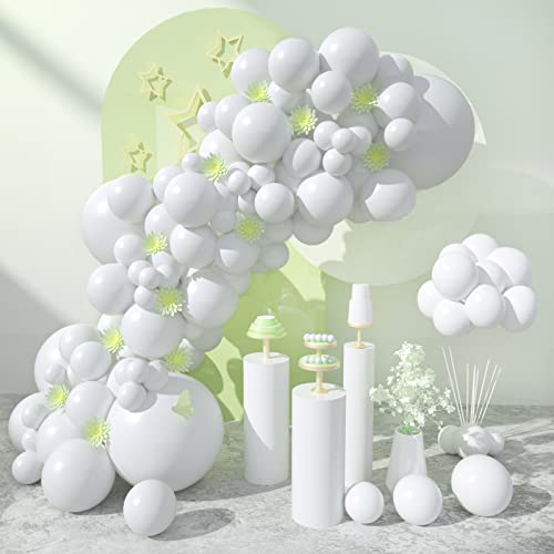 White Latex Party Balloons