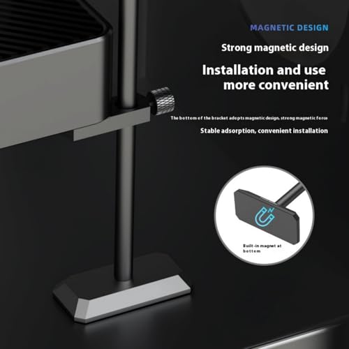 Soporte magnético ajustable para GPU de aluminio miniatura 4