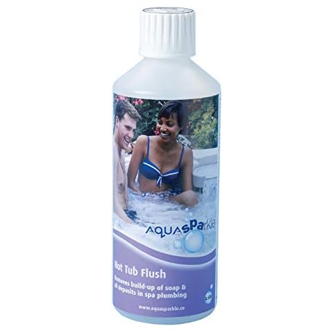 AQUASPARKLE Hot Tub Flush Cleaning Solution Cover