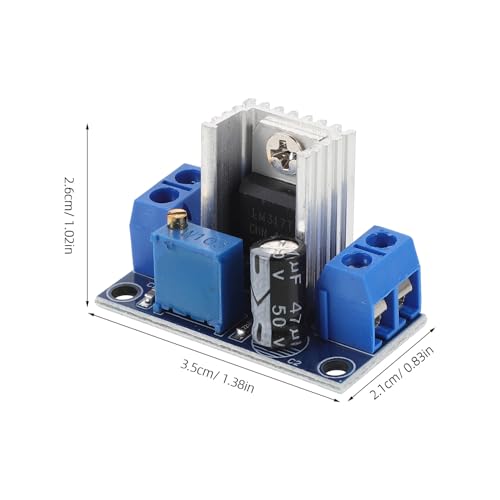 Módulo Convertidor DC-DC LM317 reductor con entrada amplia y protección integrada, 10 uds 2
