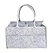 Nosii Organizzatore Multifunzionale per Pannolini per Neonati Salviette per Giocattoli Vivaio Mummia Borsa Portatile da Viaggio Cestello portaoggetti (Color : Grey)