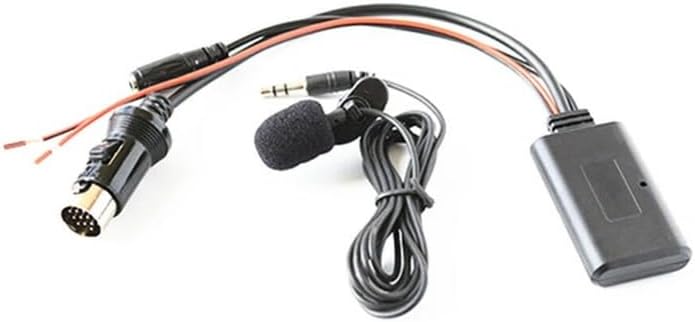Car Bluetooth Receiver Module Bluetooth Car Reciver with mic Replacement for KENWOOD CA-C2AX KCA-iP500 CA-C1AX 13Pin Radio Stereo Aux Cable Adapter Wireless Audio Input