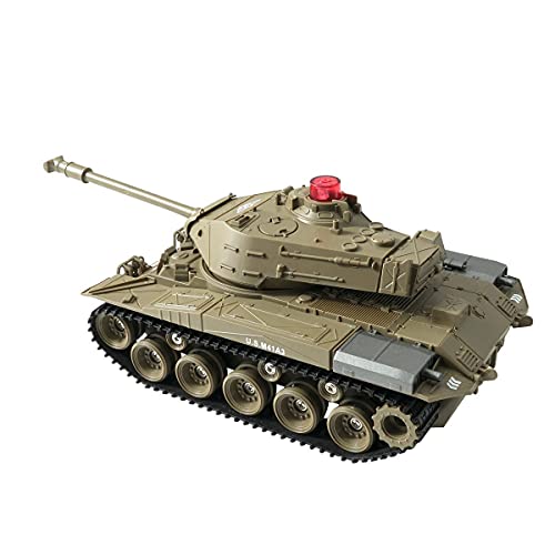 Weecoc Rc Tank Military Truck Vehicles Rc Car 2.4Ghz Radio Controlled Military Battle Tank Toy 270°Rotational Realistic Sounds Great Gift For Kids Boys (Green) #TOP5