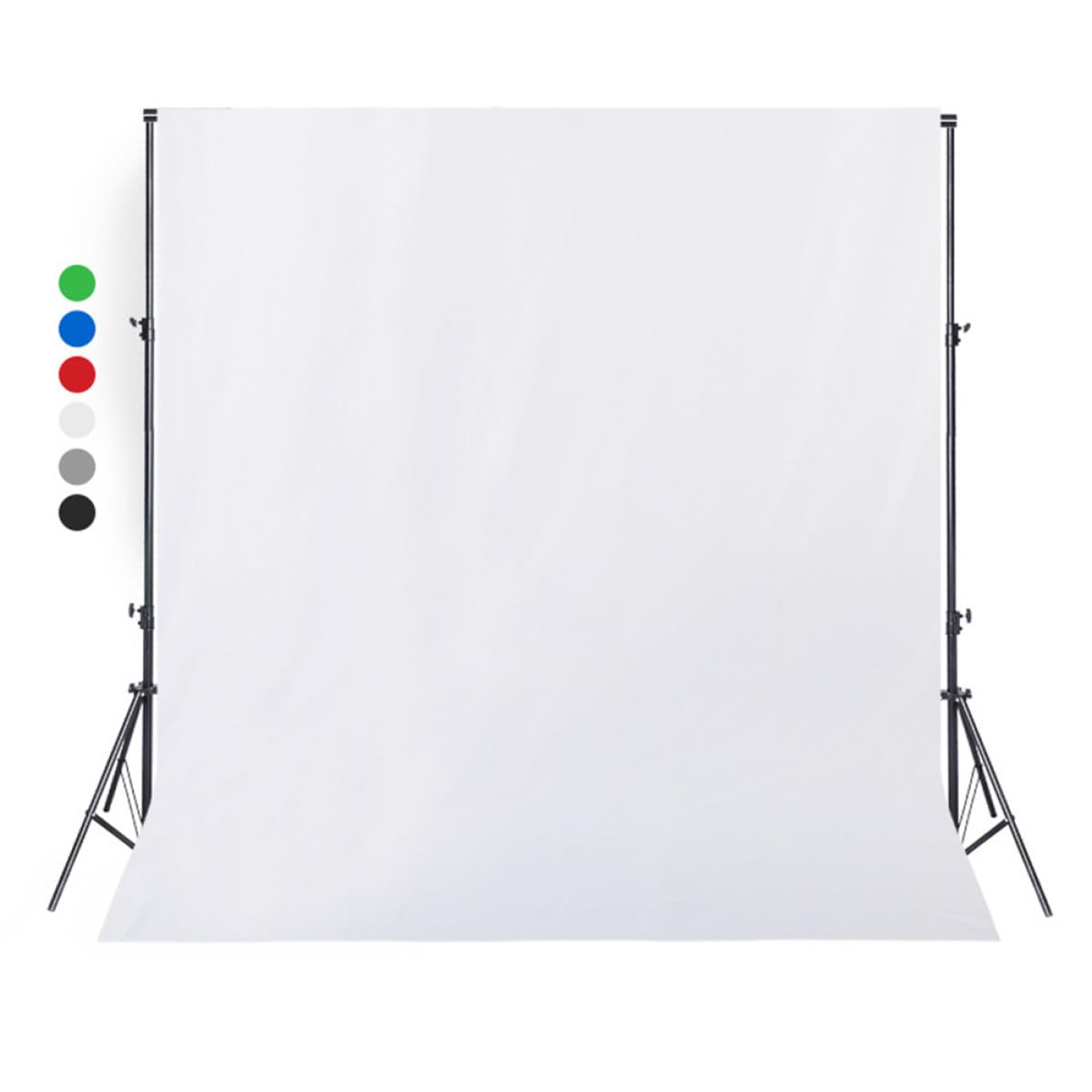 Lurrose Sfondo per Bianco M e Multiuso Fotografico 1,5x2 Misto Studio Fotografico, Fotografia Decorazione Parete