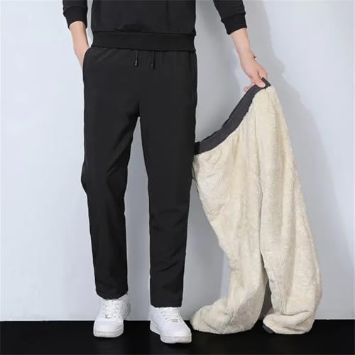 Men's Winter Wool Pants Thick Warm Outdoor Casual Sports Sweatpants2
