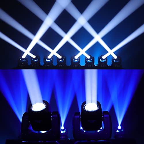 120W Moving Head Spot Dj Lighting, Roto Prism Led Beam Moving Head Lights, 8 Gobo 8 Colors Dmx 512 12Ch Sound For Disco Party Stage Lighting #TOP7