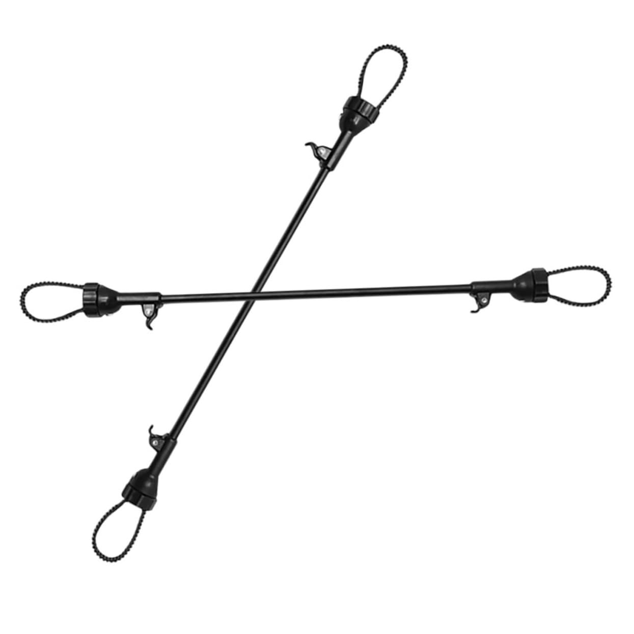 ibasenice Connecteur de Poussette Double 2 Pièces, Réglable et Léger, pour Jumeaux, Pliable, Facile à Ranger, pour Sorties et Voyages