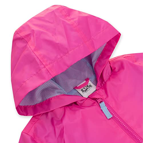 Peppa Pig Raincoat | Girls Raincoat I Pink Kids Jacket | 18M - 8 | Official Merchandise4