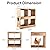 Nesting Boxes for Chickens - Wooden Chicken Nesting Box for Poultry Heavy Duty 4 Compartments Laying Eggs Nest Box Wall Mount for Chickens, Hens, Ducks