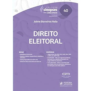 Capa do livro Sinopses Para Concursos - Volume 40 - 11Edição 21