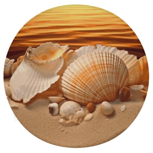 Coussin de sol de méditation rond 39cm en mousse à mémoire de forme