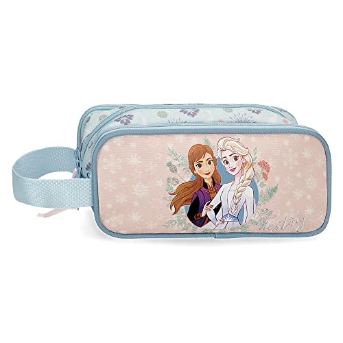 Disney Frozen Own Your Destiny Estuche Triple Azul 22X10X9 Cms Poliéster