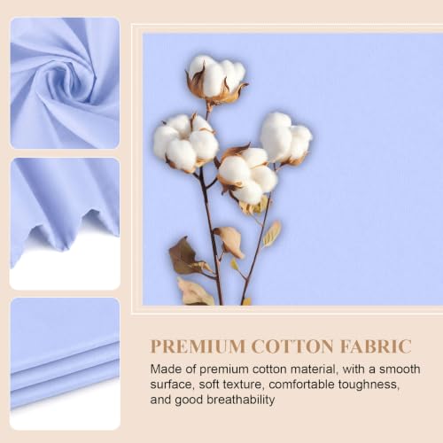 Image of 100% Cotton Fabric, 63 Inch X 1 Yard Blue Fabric by The Yard