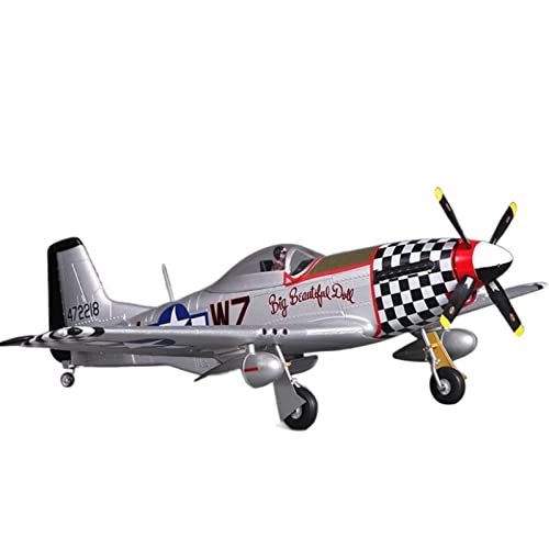 Mini Warbird P51 Mustang V2 maquette d'avion RC 800mm aérodynamique