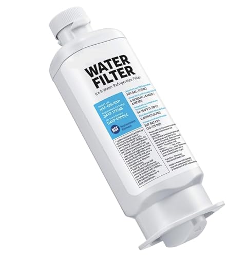 Water Filter for Samsung Fridge – DA97-17376B, HAF-Qin/EXP Compatible Samsung Refrigerator Water Filter Replacement, Fits DA97-08006A-B / DA97-08006A-1 – Premium Fridge Water Filters Cartridge
