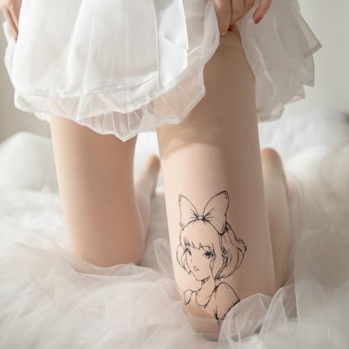 Image of Ulalaza Sparkle Hollow Out Letter Nude Colorful Rhinestone Hot Drilling Fishnet Pantyhose Tights for women Luminous