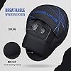Liberlupus-Boxing-Punching-Mitts-Bags-Boxing-Training-Equipment-Hand-Target-Pads-with-Curved-Leather-Ideal-for-Martial-Arts-MMA-Muay-Thai-Kicking-Sparring-Karate-Men-Women Liberlupus Boxing Mitts for Training and Exercise Workout, Curved MMA Punching Mitts and Pads for Indoor Use, Thicken Padding Sparring Paddles for Kids Men Women, for Kickboxing Martial Arts Muay Thai (Blue)