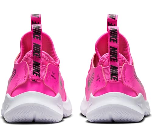 Nike Flex Runner 3 Baby/Toddler Shoes (FN1478-602, Laser Fuchsia/Black) Size 23