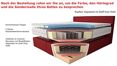 Boxspringbett-Helena-7-Zonen-Taschenfederkern-Matratze-mit-Komfortschaum-Topper-H2-H3-H4-Doppelbett-Anlieferung-und-Aufbau-kostenlos