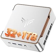 KAMRUI Pinova P2 Mini PC, in-tel Core 12600H up to 4.5GHz 32GB RAM 1TB SSD Mini Gaming Desktop Computers, Triple 4K Display 6*USB3.2, USB-C, HDMI, DP, WiFi6, BT5.2, Gaming Home Office