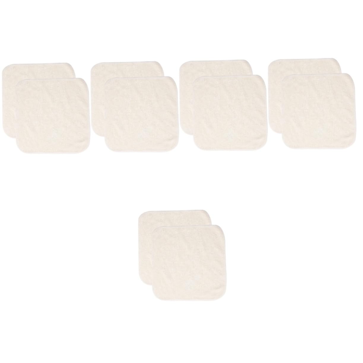 CALLARON 5 Set Panno Per Pulizia in Fibra Di Bambù Lavaggio Panni Per La Pulizia Del Viso Panni Per Lavare Il Viso Panno Per La Pulizia Del Viso Pulito Beige Fibra Di Bamboo 2 Pezzi * 5