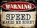 Speed Novelty Mini Metal Parking Sign PM-1346