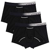 FITEXTREME Mens Scrotum Separation Performance Shorts Boxer Briefs 3 Pack C M