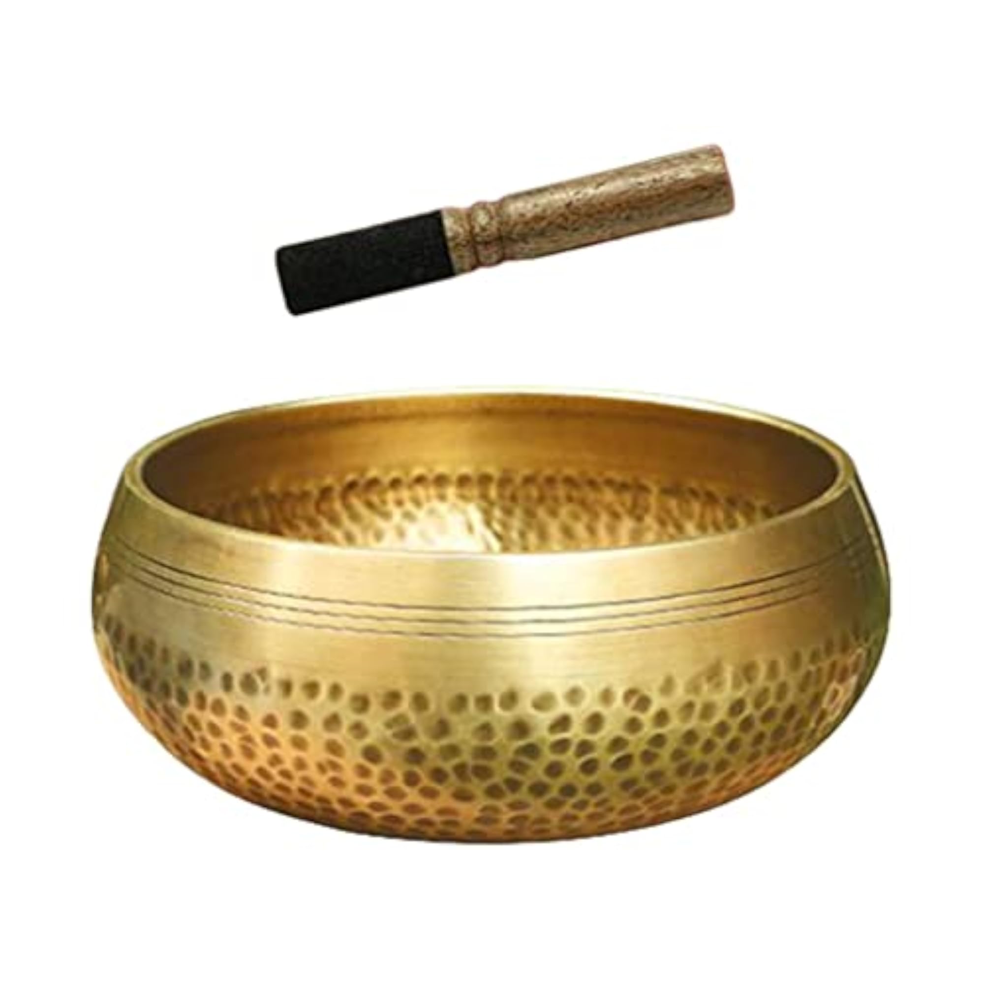 Copper Singing Bowl Set for Buddhist Meditation, Dia 11cm