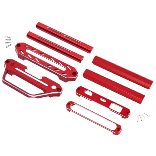 �݊���������܂� Flysky �Ή� Noble NB4 NB4 Pro CNC ���^���g�����X�~�b�^�[�v���e�N�^�[�t���[�� �n���h���t��(Set 1 Red)