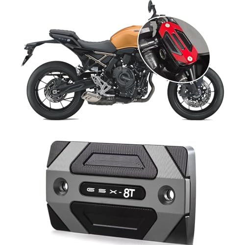 GoGoDDJP For GSX-8T gsx-8t 2026 2025 2024 �I�[�g�o�C�̉����F�A���~�����t�����g�u���[�L�|���v�J�o�[�A�I�C���J�b�v�J�o�[�A�I�C���^���N�J�o�[�A���̑��̃A�N�Z�T���[�B (�`�^���J���[)