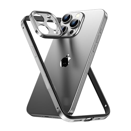 Protection tendance iPhone 15 Pro Max LUVI cadre métal souple