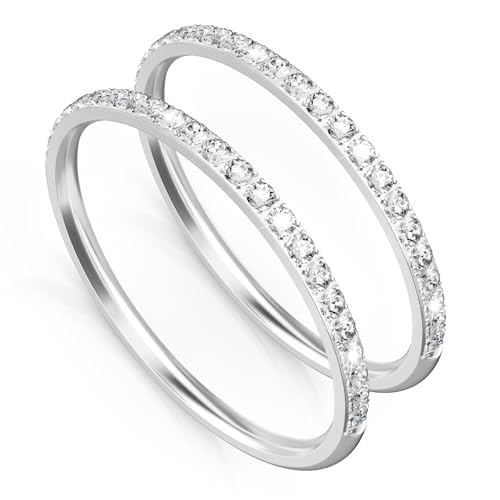 2P 14K Gold Plated Stacking Rings for Oura Ring Gen 5/4/3 Stackable Bands
