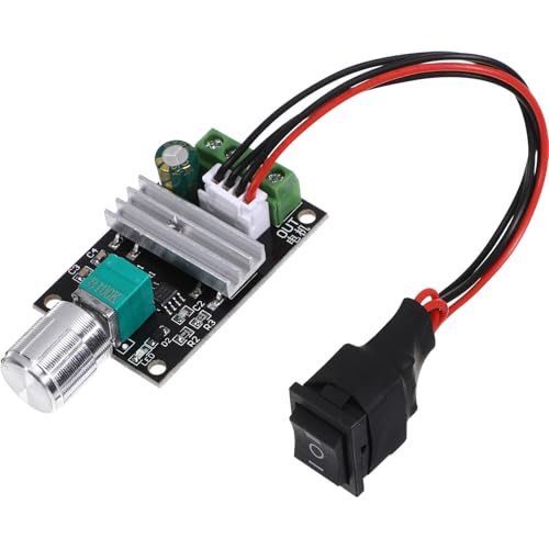 Controlador de velocidad DC Baluue 1203BB reversible de 6V a 24V y 3A para motores