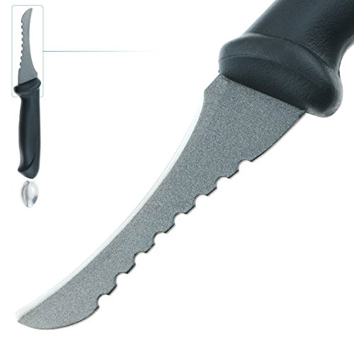 Foto von Marttiini Angel-Messer, Full-Tang Klinge, Martef beschichtet, 3 in 1 Fischmesser zum Entschuppen, Zerlegen & Ausnehmen - Fish Cleaner Knife 175019 C