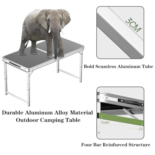 Table pliante portable gain de place pour réception et repas - 5