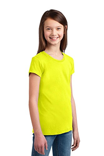 DISCONTINUED District Girls The Concert Tee L Neon Yellow4