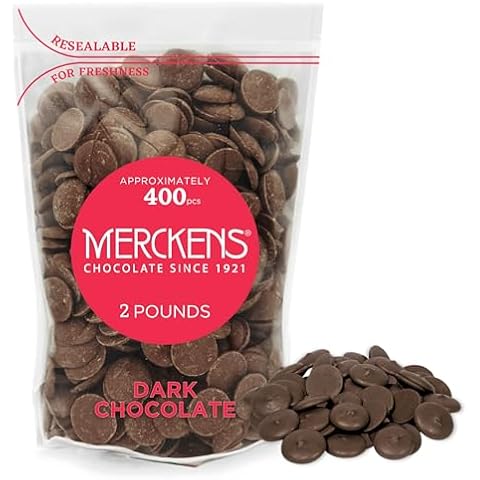 Merckens Dark Chocolate Melting Wafers Cover