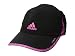 adidas Women's Superlite Relaxed Performance Cap, Black/Subdued Print/Shock Pink, One Size