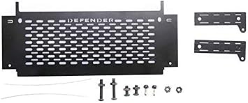 ملحقات مقياس R / C صندوق أدوات النافذة الجانبية الخلفية مع جدول لـ Traxxas TRX-4 Land Rover Defender D90 D110-15Pc Set Black