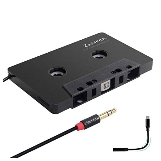 Car Audio Cassette to Aux Adapter, Type-c Extension Cord(Stereo Four Channels)
