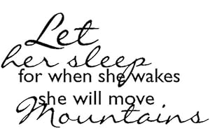 Let Her Sleep for When She Wakes She Will Move Mountains Wall Art