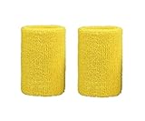 Wonzone 1 Pairs 4 inch Wrist Sweatband Sports Basketball Wristband/Sweatband Wrist Sweat Band/Brace